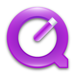 Quicktime 7 Violet Icon 300x300 png